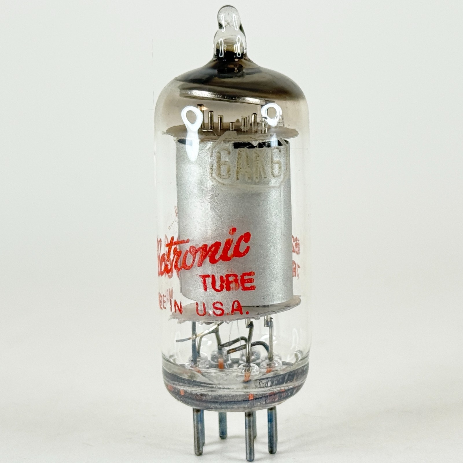 (1) Tested GE 6AK6 Tube Red Letters with Box Code 62-48 General Electric Pentode