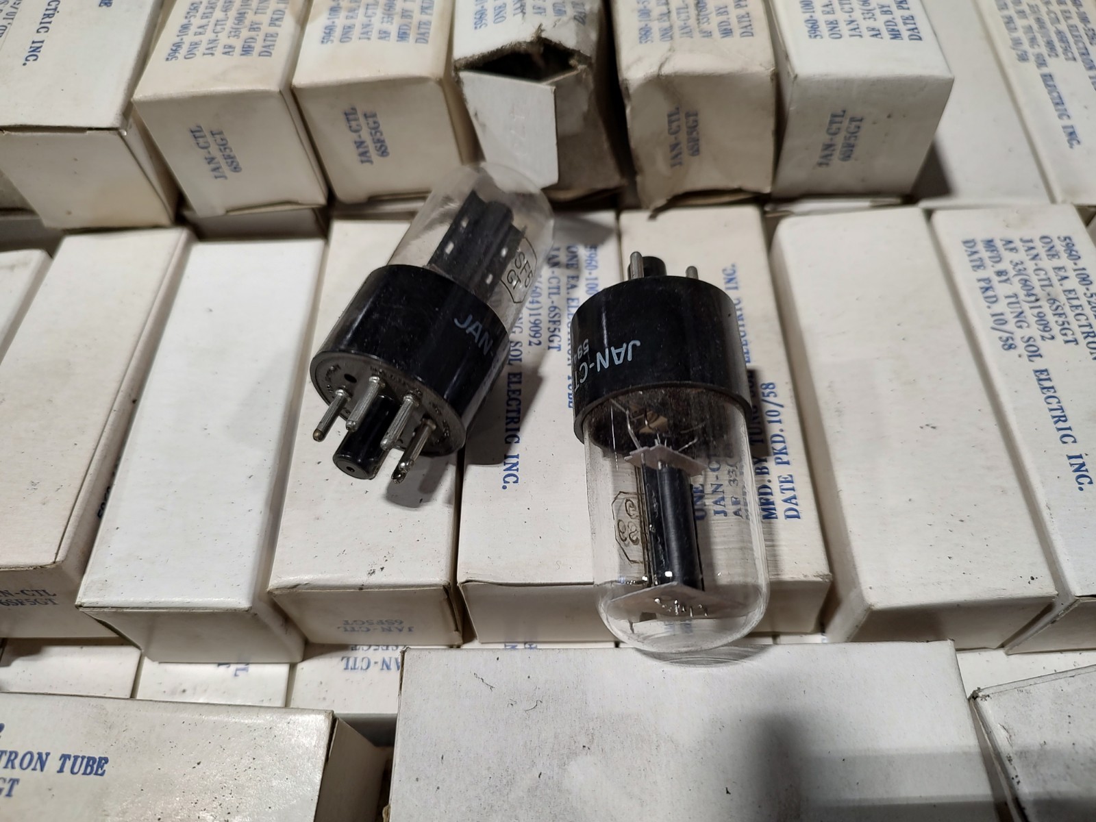 Tung Sol Vacuum Tube 6SF5GT, Set Of 2