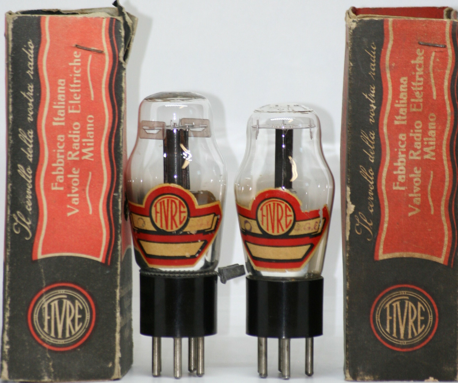 76 tube pair Fivre Italy preamp tubes amplifier black type 45 amp vacuum 245 2a3