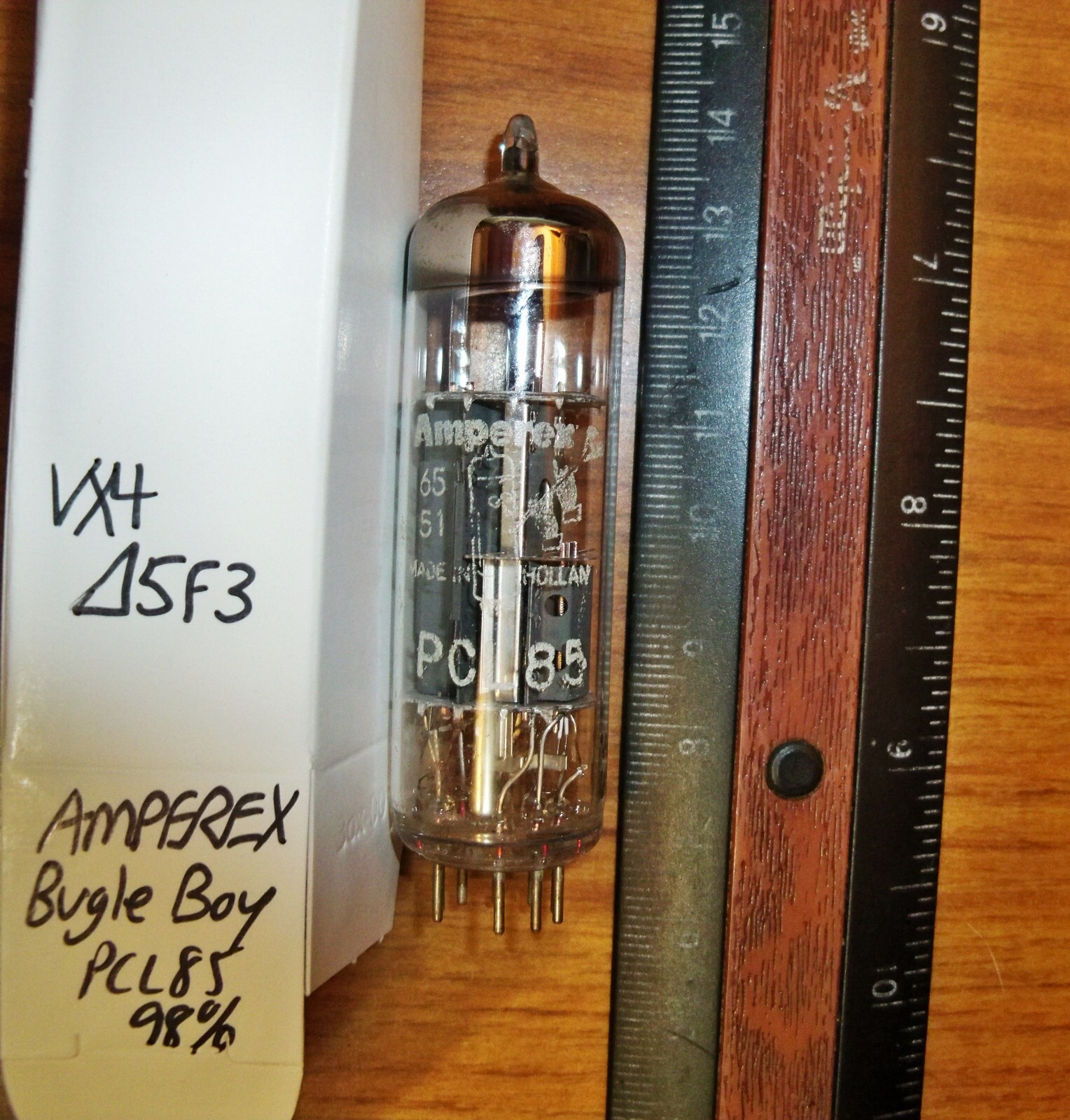 Strong AMPEREX Bugle Boy PCL85 Tube ~ HOLLAND