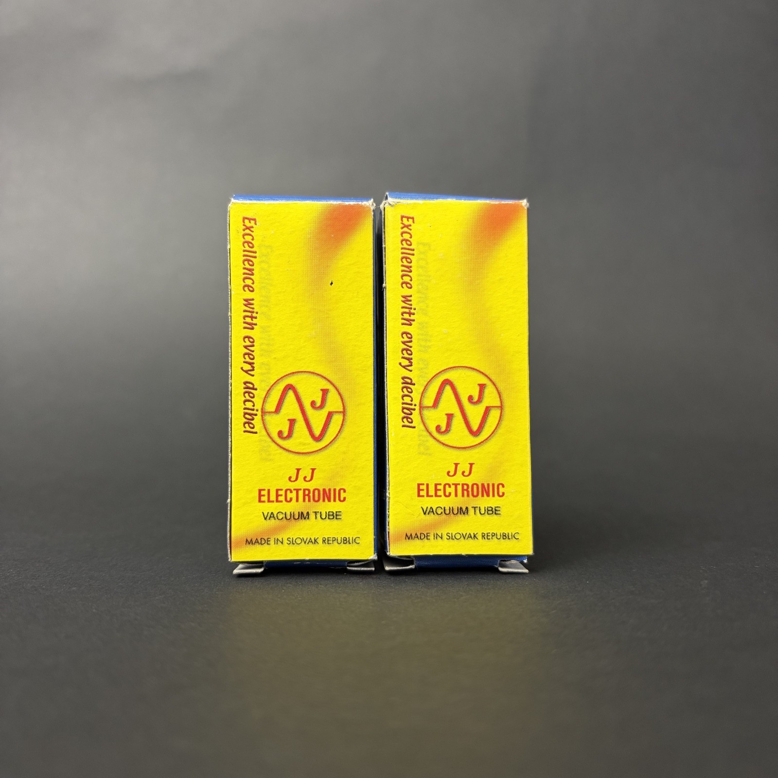 12AX7 ECC83 S JJ Electronic Tubes Short Plate NOS Matched Pair. TV7 Test. E-3&4.