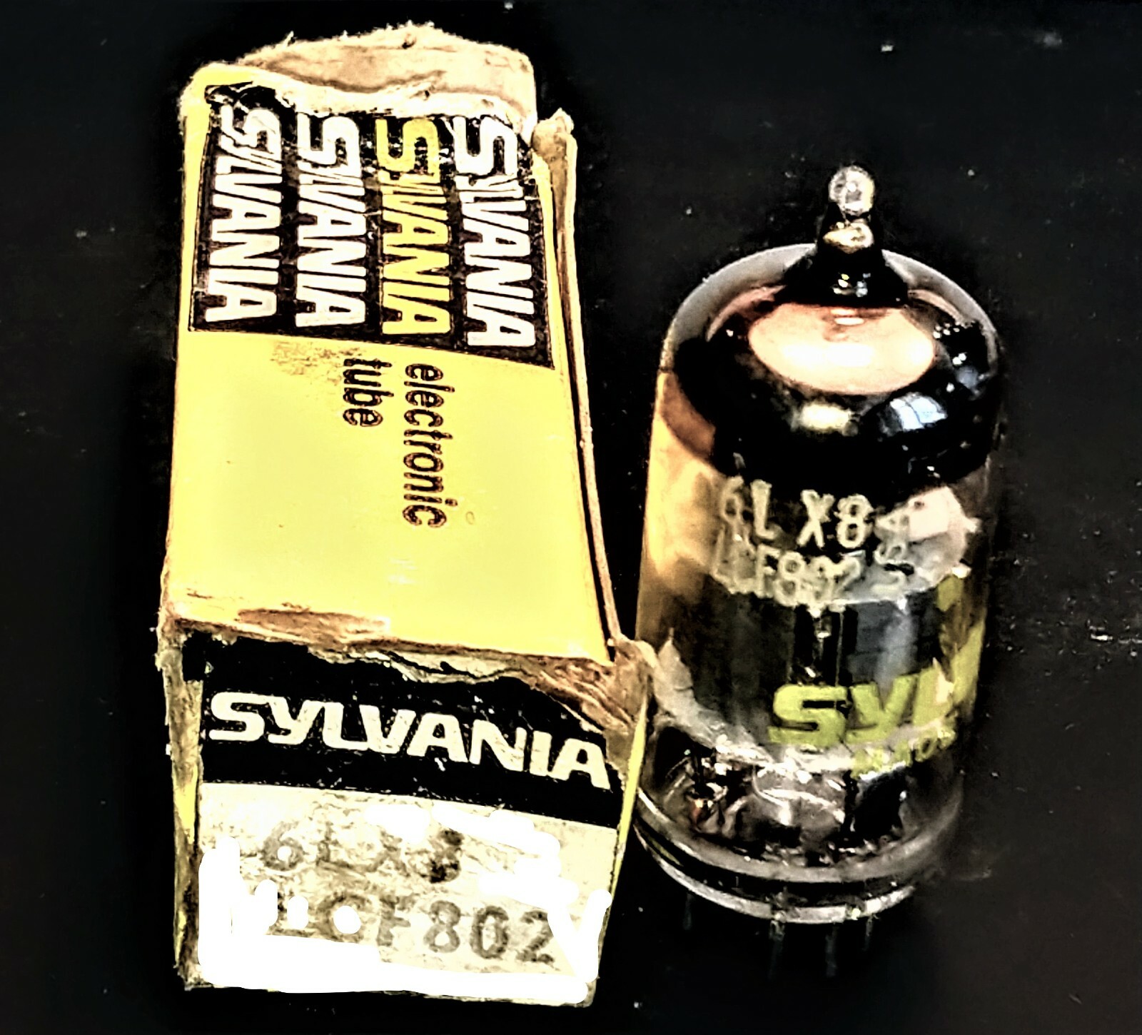 Sylvania 6LX8 / ECF802 Triode Pentode Oscillator NOS NIB Tested Free Shipping