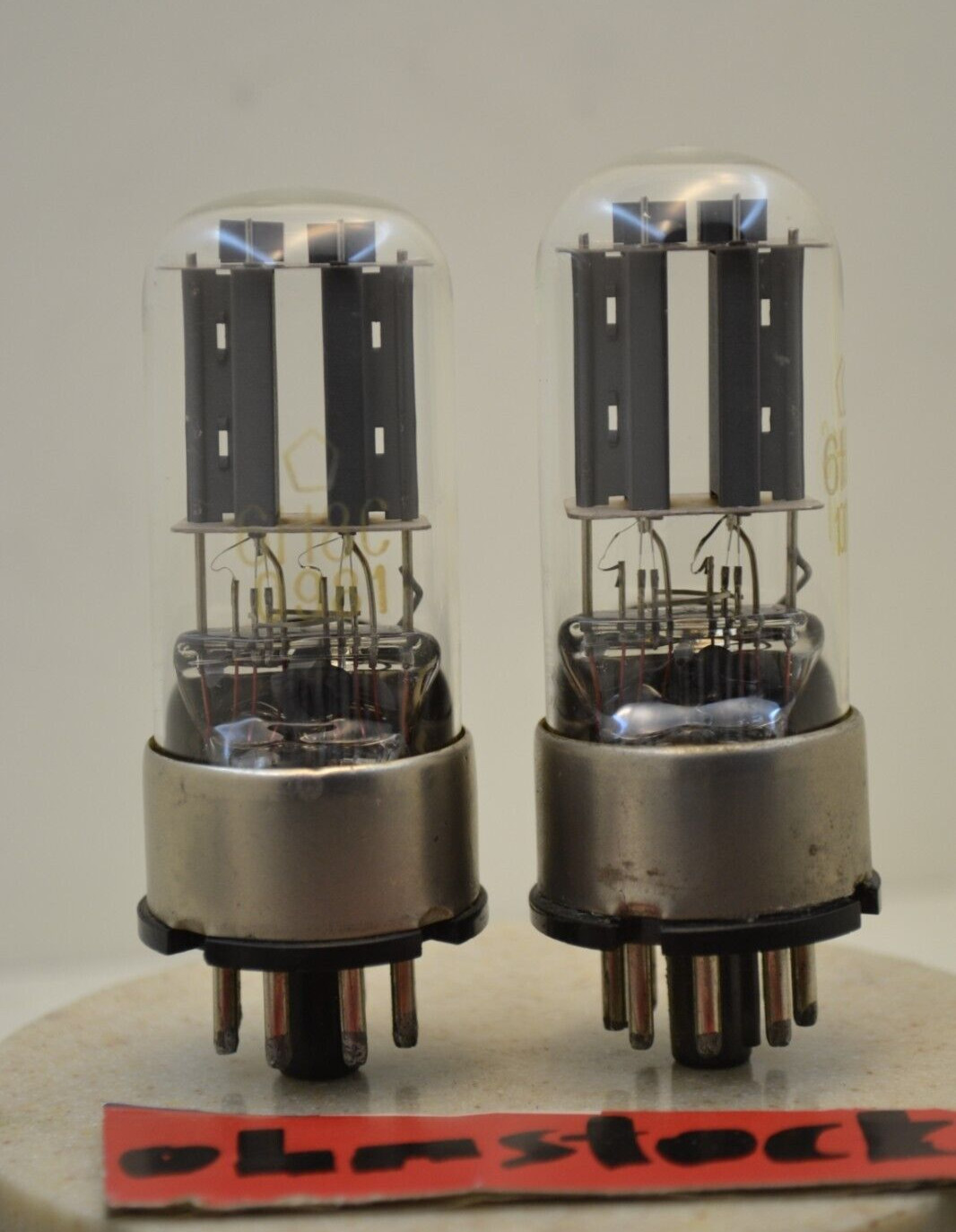 6N8S x 2pcs. = matched PAIR – (6SN7 / ECC32 / 1578) NEW – metal base