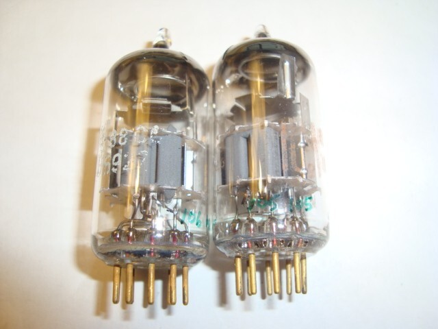 One Pair 6922 / E88CC Tubes, Siemens Made For RCA, Holy Grille of Tubes