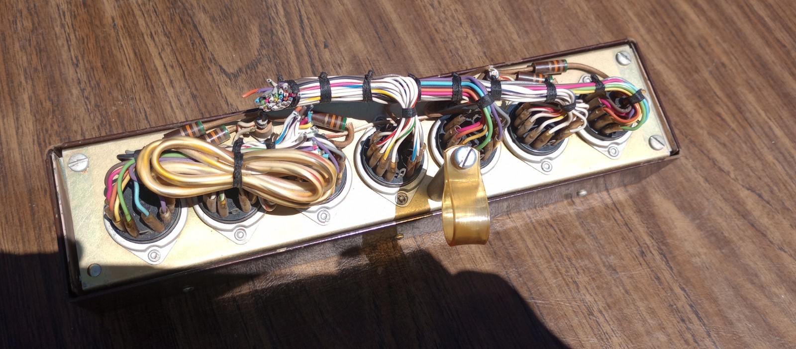 Burroughs nixie tube holder , nixie tubes