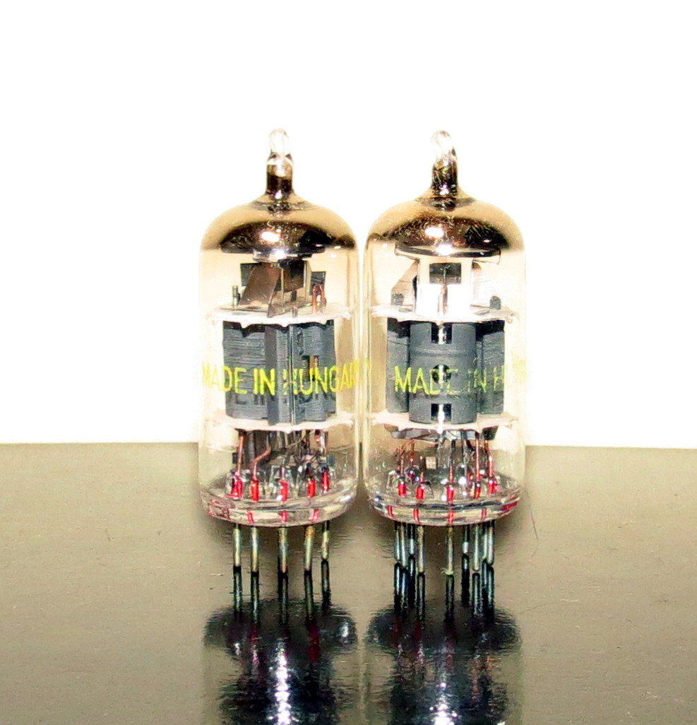 RARE Matched Pair (2) Tungsram NOS 6BL8/ECF80/6F1P/~7199 tubes – Hungary