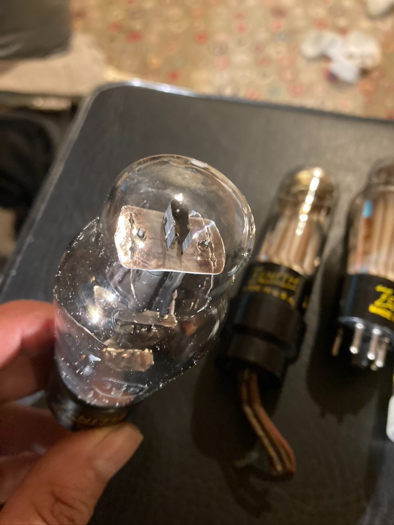 Lot of 8 6f6g Coke bottle 1940’s Radio Vacuum tubes Zenith USA WW2 Era Glass