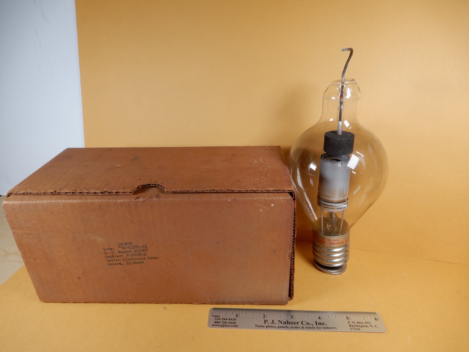 Cetron KS-14581 CE-203 Rectifier Bulb Vacuum Tube NOS