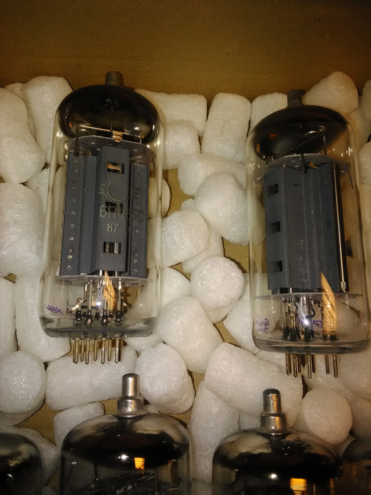 2pcs 6P45S /6П45С New(NOS)/EL509 /EL519/6K6G,~6П42С SVETLANA tested