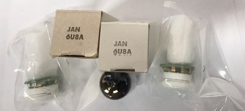 2 x 9 Pin Adapters – 6U8A to 7199 plus 2 x NOS Jan Phillips 6U8A/6EA8 Dyna ST-70
