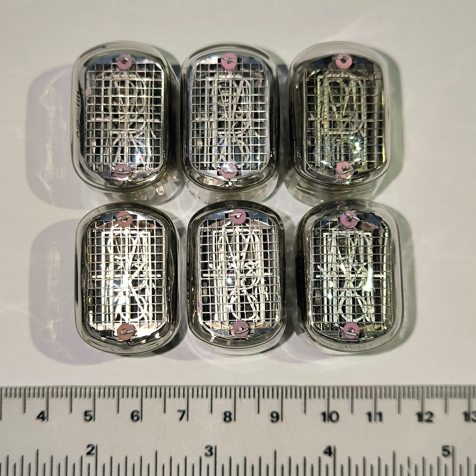 6 pcs. IN-15 IN-15A indicator lamps, vintage SYMBOL ,quality stamp.Tested!