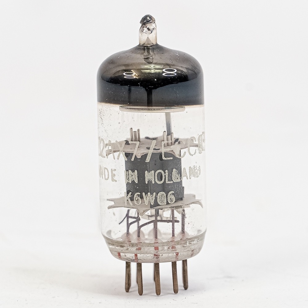 Vintage Amperex Bugle Boy 12AX7 ECC83 Preamp Vacuum Tube Tested Strong