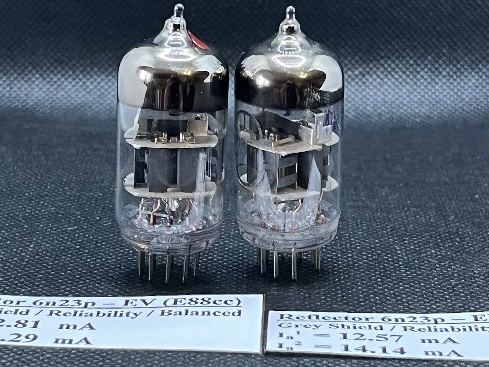 Matched Pair / Quartet 6N23P – EV (6922/ECC88/E88cc) Military Tested In Photos!