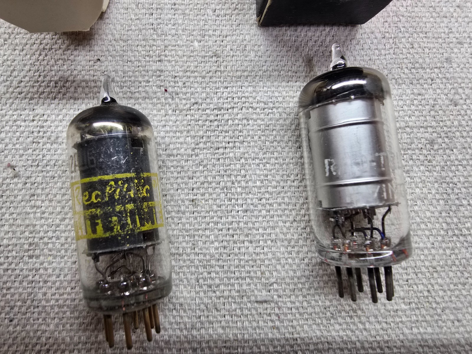 Lot of 13 Assorted Vacuum Tubes 2AF4A, 1X2B, 1R5, 6BZ6, 6AT8A, 6LN8, 12AU6, 6AS5