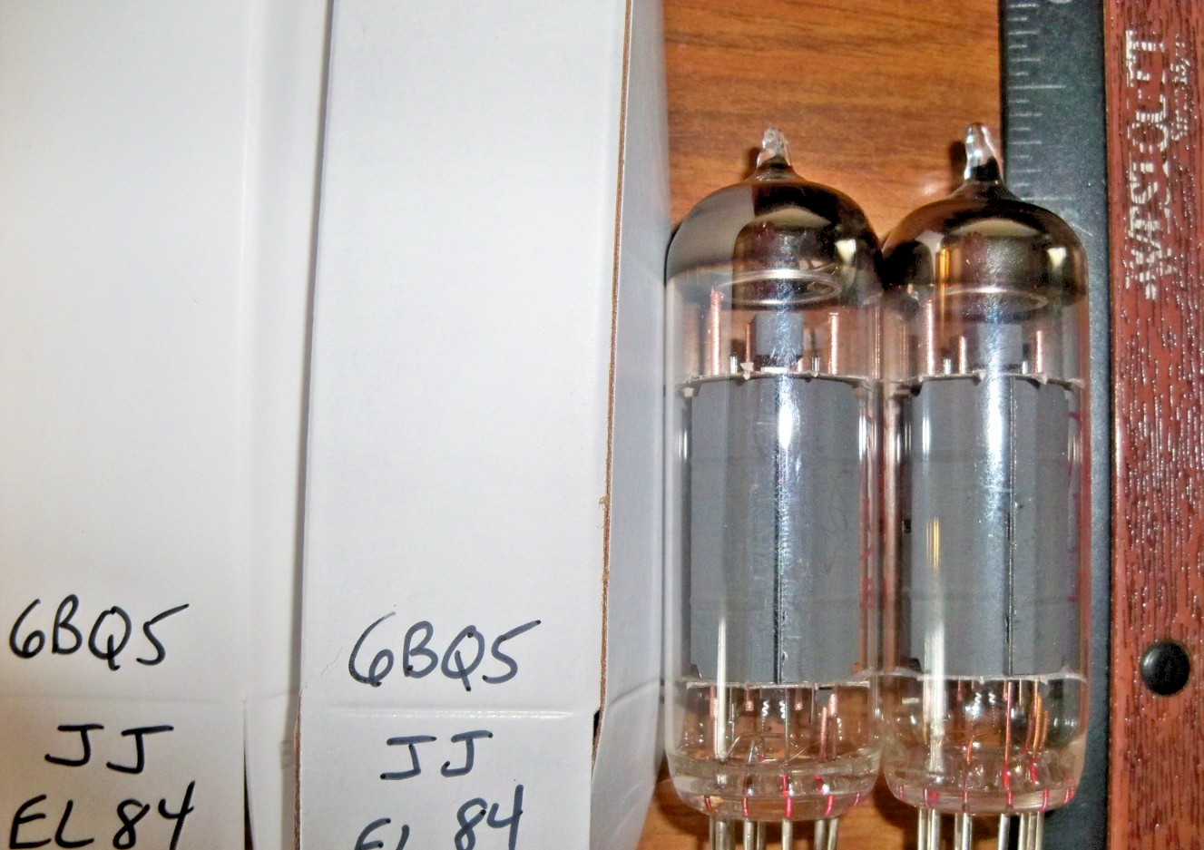 2 Strong Matched JJ Electronics EL 84 ~ 6BQ5 Tubes – 95% / 95%