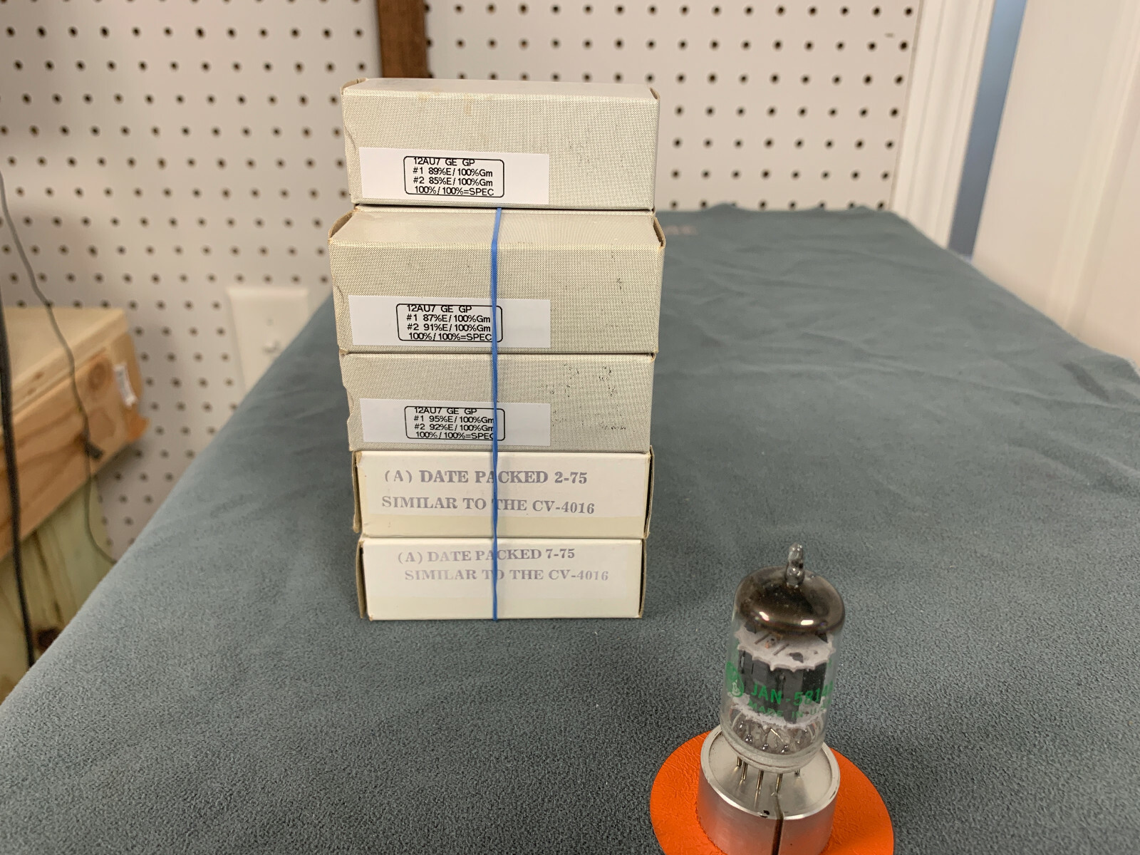 5814 / 12AU7 Jan – Philips / Sylvania – Amplitrex Verified