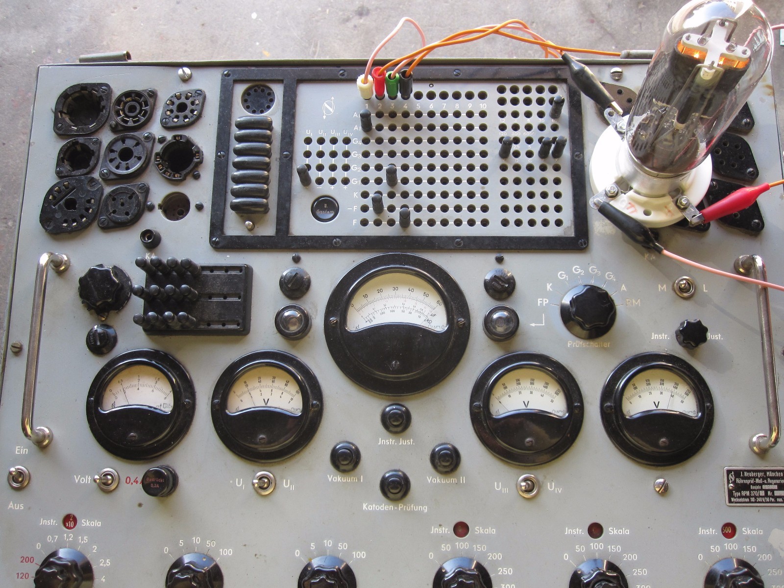 VT4C TUBE GENERAL ELECTRIC GE = RCA 211 VINTAGE TRANSMITTING STEREO AMPLIFIER