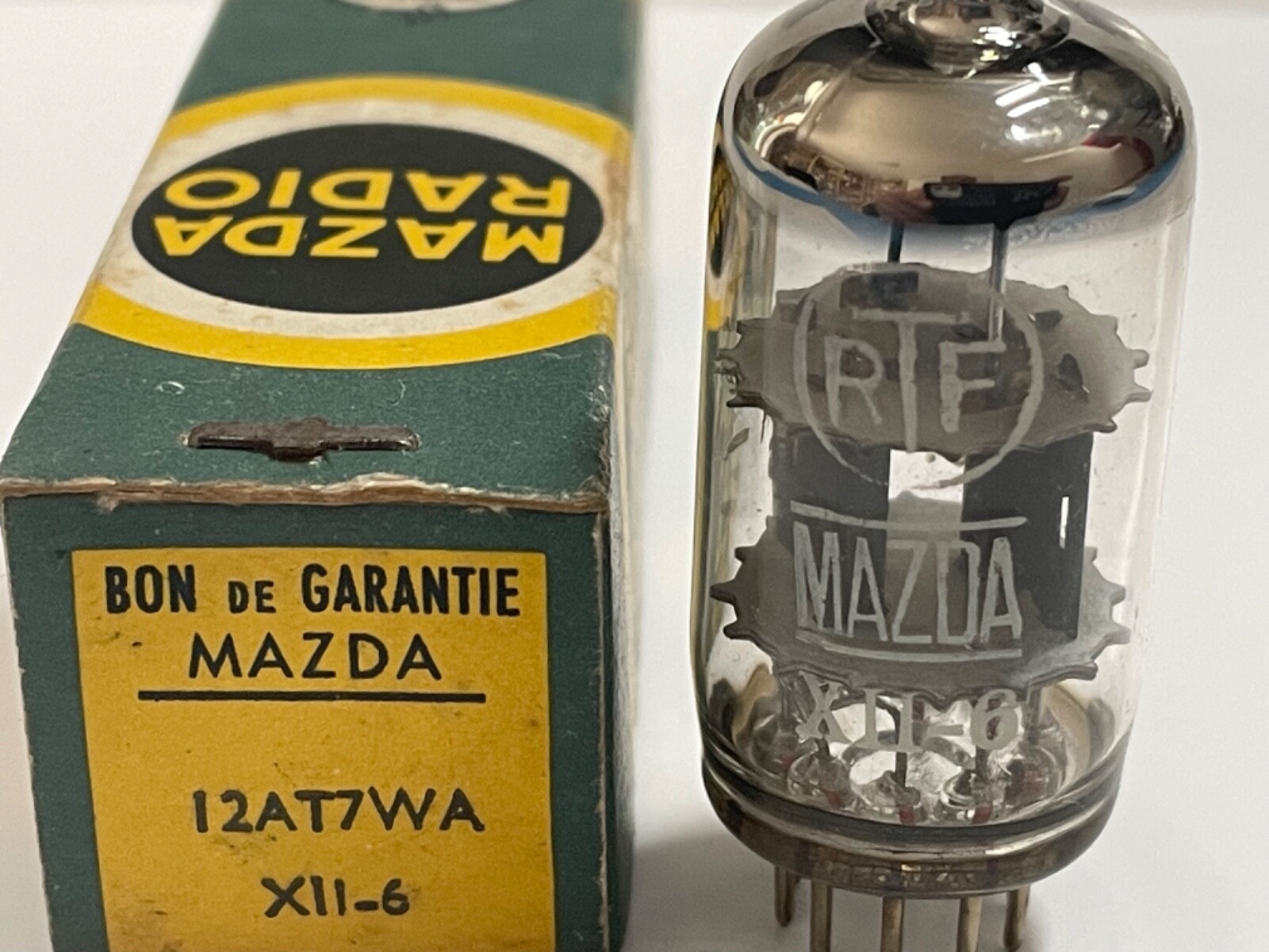 ULTRA RARE SEALED MAZDA ECC801S tube 12AT7WA 110% 112% AMPLITREX
