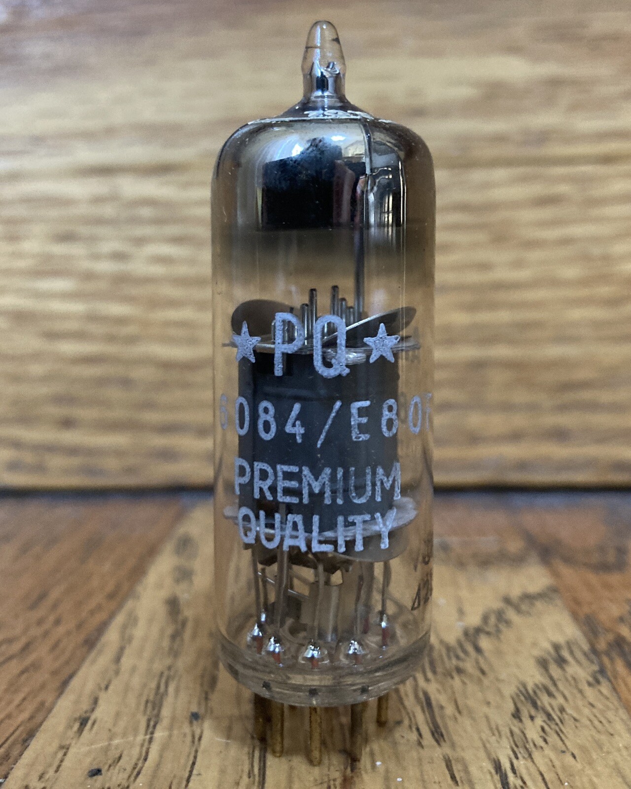 NOS Amperex “PQ” E80F 6084 Tube Gold Pin Vintage