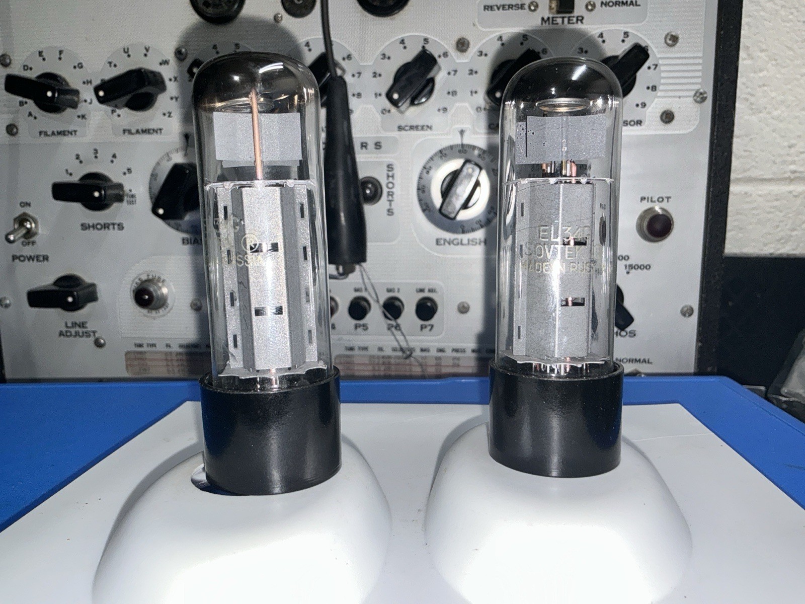 Strong Pair Sovtek EL34 Output Tubes – EL34C – Closely matched – Tested VG