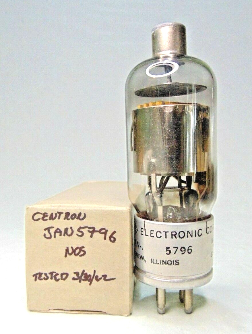 Vacuum Tube CETRON JAN 5796 Hickok Tested 100%+ (Re-Packaged) NOS