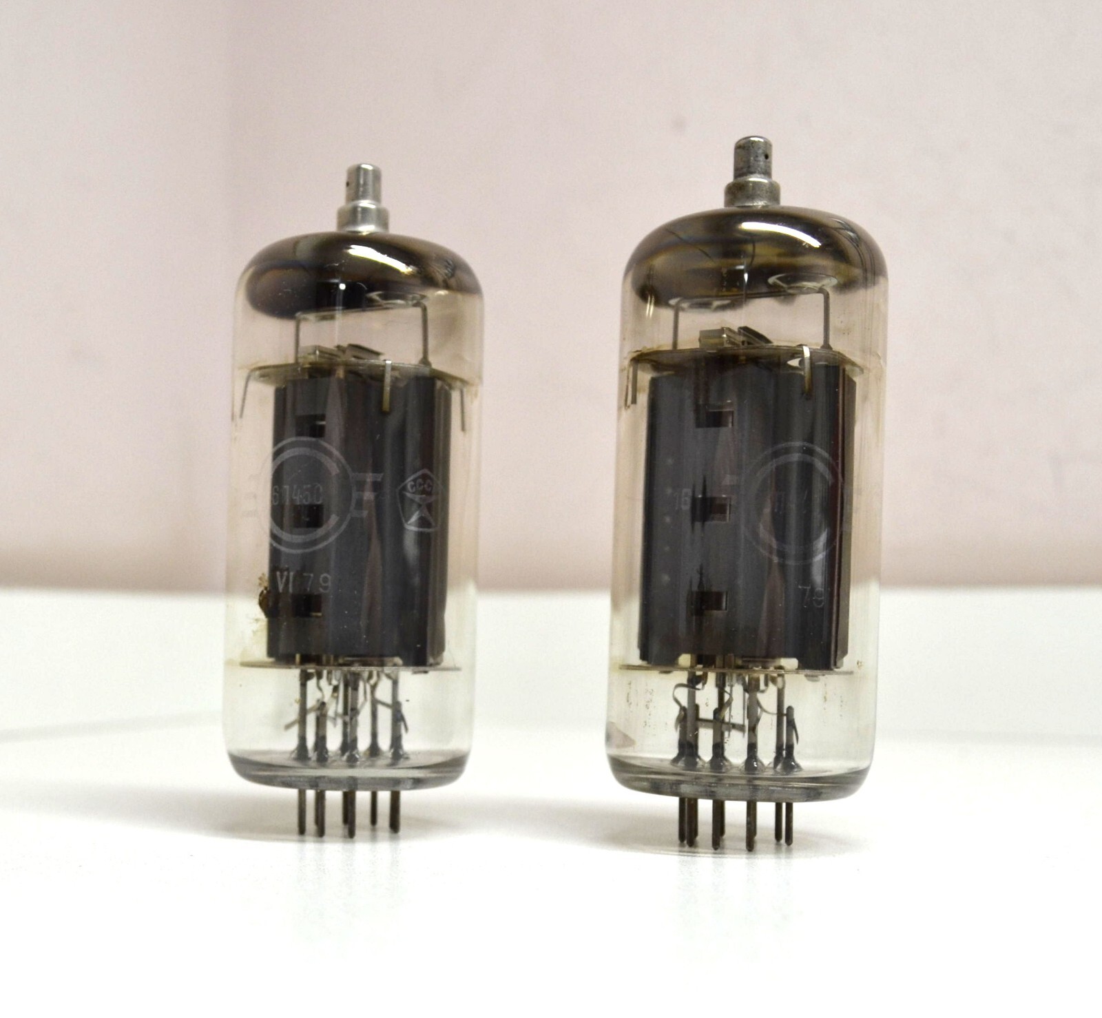 2pcs 6P45S Matched Pair Output Tetrode tube EL509 6KG6 Strong