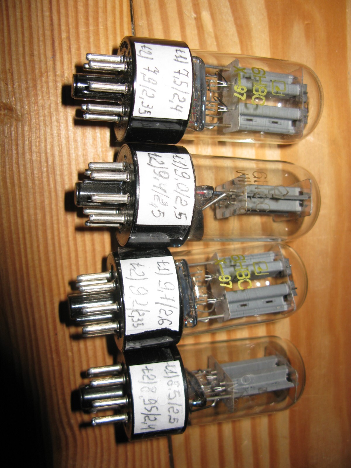 rare NOS/NIB from 1997y NEVZ 6N8S vacuum glass matched balanced 5% tube ≈ 6sn7gt