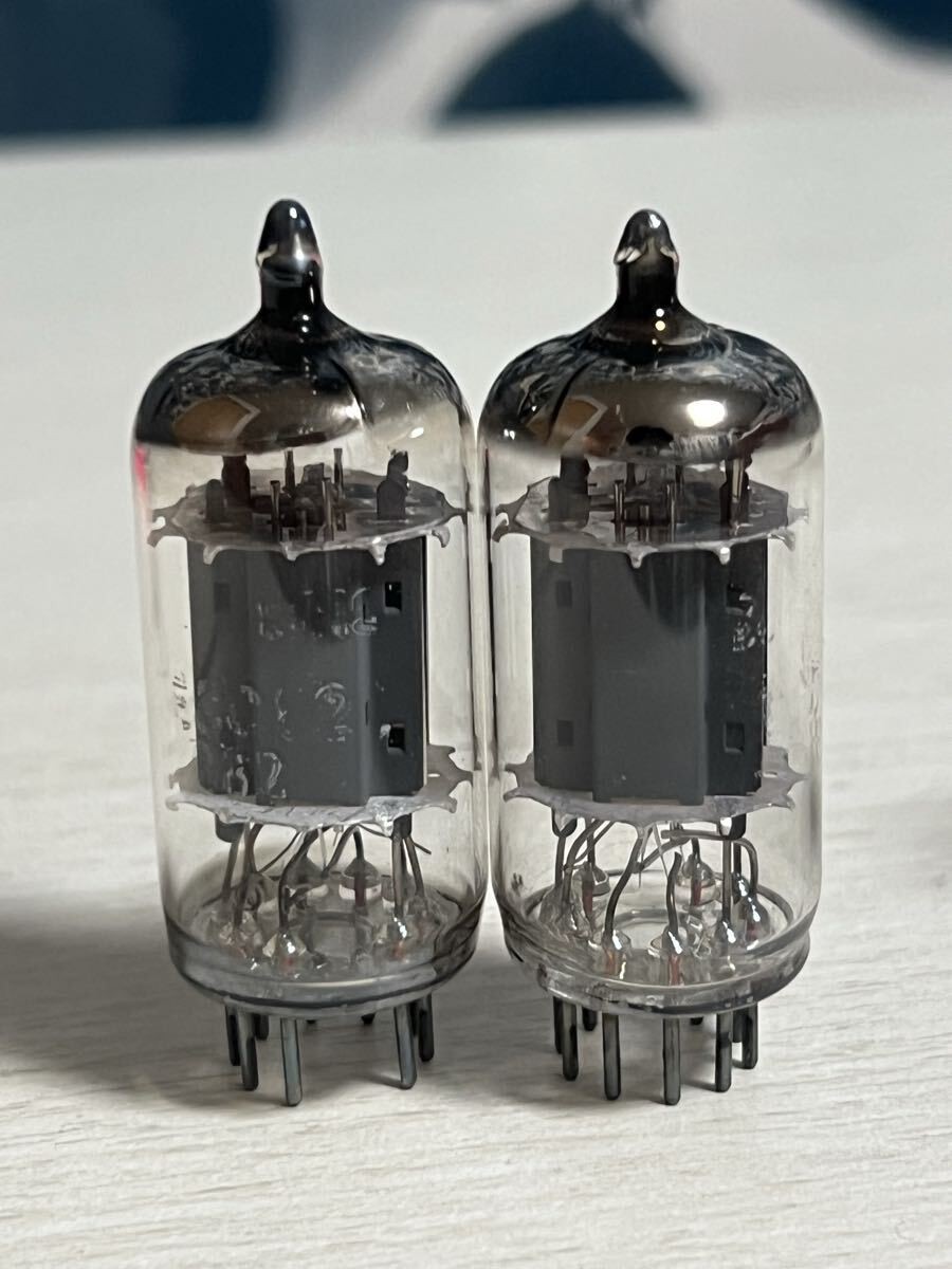 Telefunken ECC82 12AU7A Tube Pair No Diamond Excellent JAPAN
