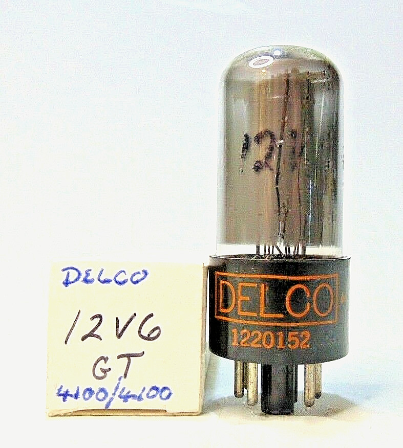 Vacuum Tube Testing DELCO 12V6GT Hickok Tested 4100/4100 NOS