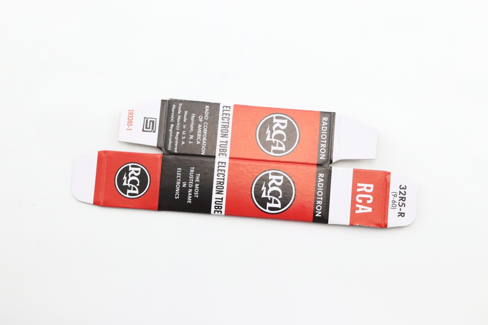 lot of 100 RCA TUBE BOX CARTON BOX FOR 12AX7 12AU7 12AT7 5687 12BH7 12AV7 12BY7