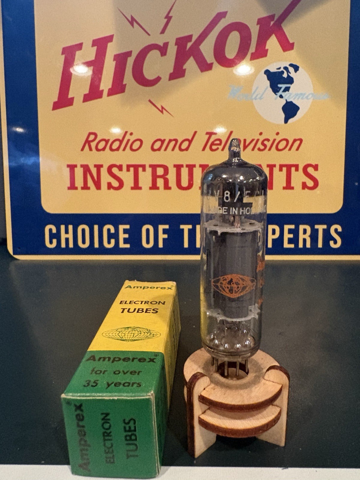 AMPEREX Globe Holland ECL85 6GV8 Tube 539C Test ANOS 🔈