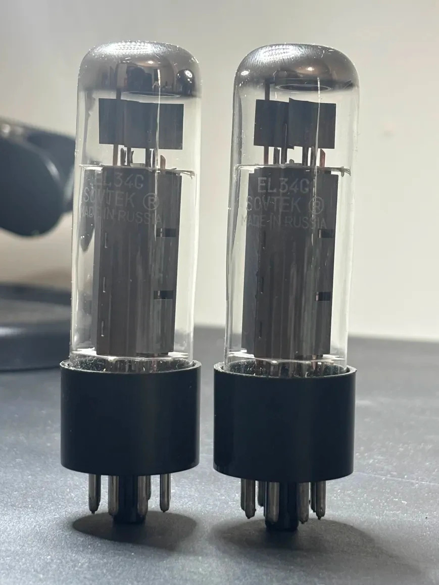Sovtek EL34G Matched Pair Vintage Vacuum Tubes Tested NOS Quality w/ Packaging