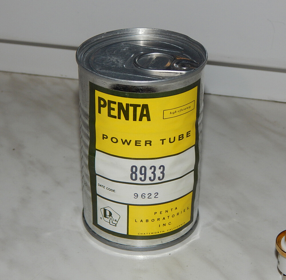 Tube PENTA Laboratories POWER TUBE 8933 Transmitting Triode 3GHz 3.0GHz – NOS