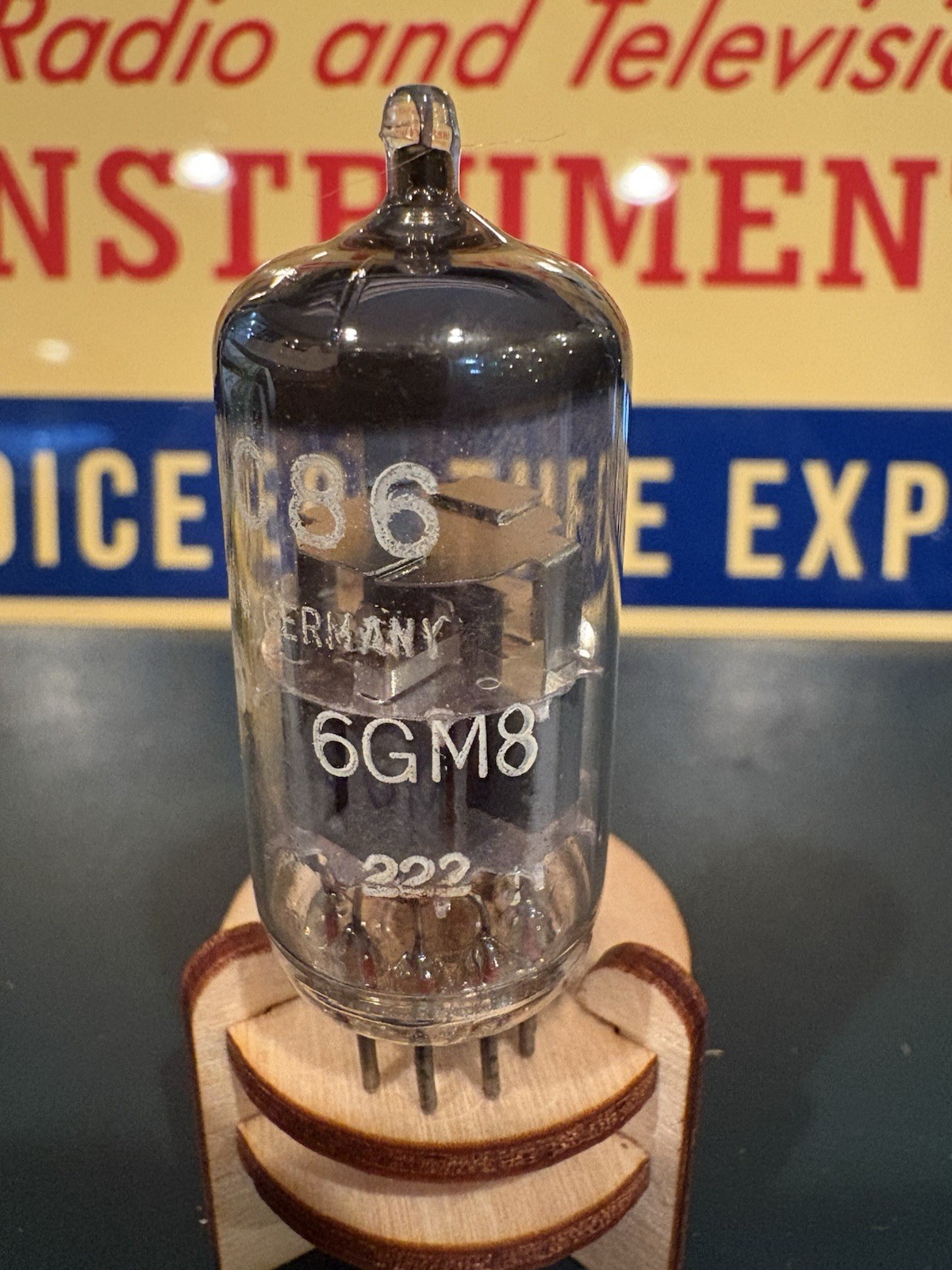 Amperex Bugle Boy (West Germany) 6GM8 ECC86 Tube TV7&Maxi Test NOS NIB Balanced