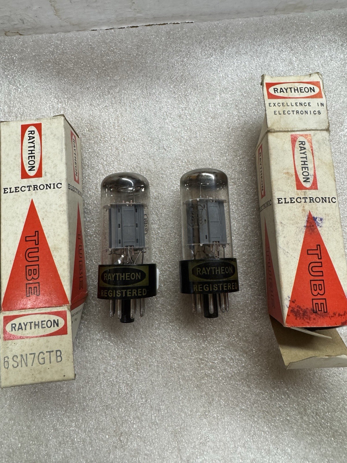 NOS NIB Westinghouse 6SN7GTB Japan Tall Glass Preamp Tubes