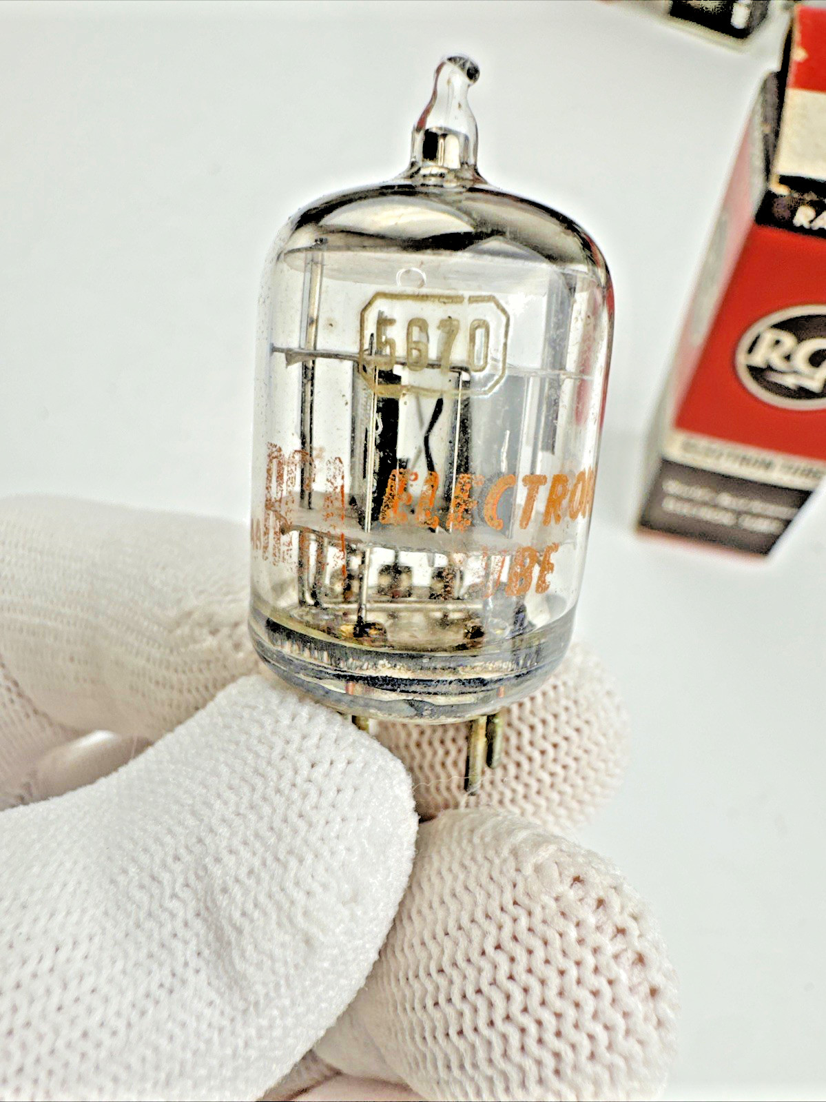 RCA 5670 2C51 Electron Vacuum Tube w/ Original Radiotron Box Untested NOS