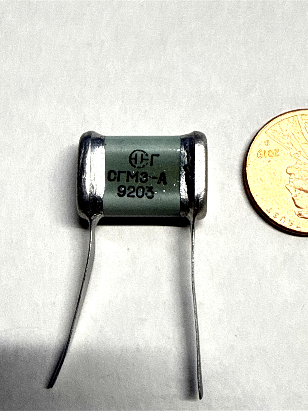one mica 150 pF Capacitor 350V Space Spanner C-5 Military Grade