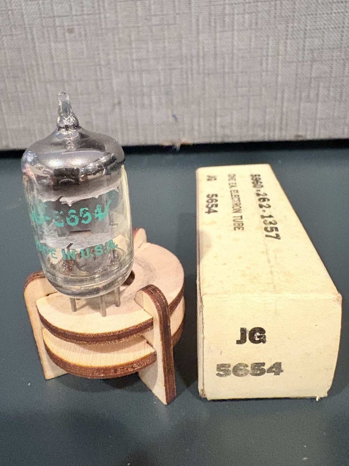 GE JG 5654 Vacuum Tube Halo Getter 539C Tested NOS NIB 🧰