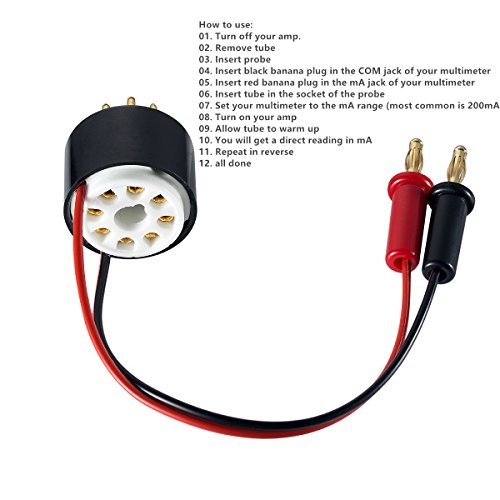 Nobsound Vacuum Tube Amp Bias Current Probe Tester 8 Pin