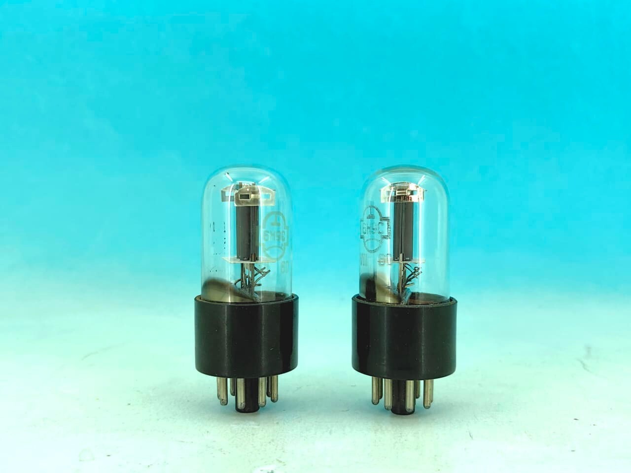 2 x 6N9S REFLECTOR MATCHED PAIR 1960y Military STRONG TUBES 6SL7 6Н9С NEW
