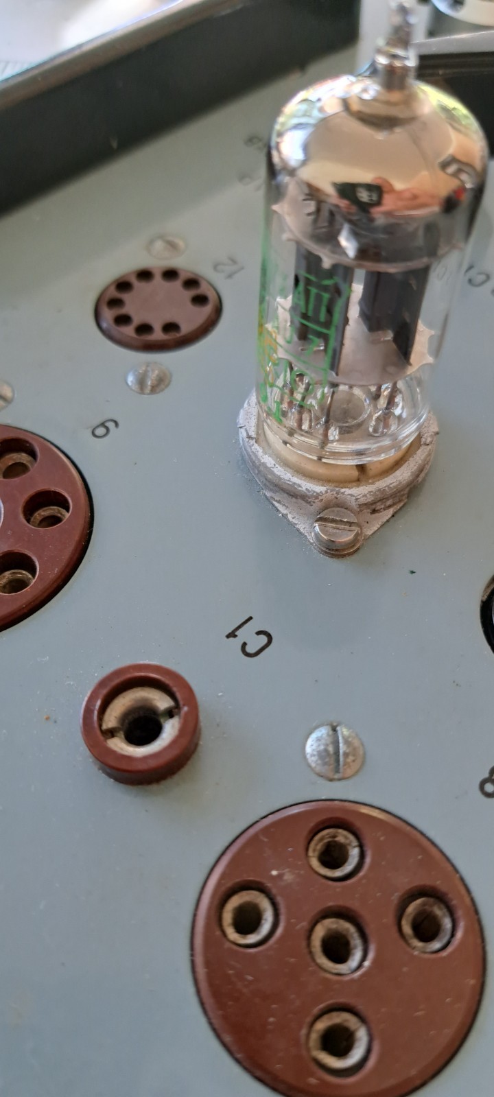 Single Miniwatt Dario ECC82 12AU7 Tube | Rare Vintage Top Balanced | Kalibr
