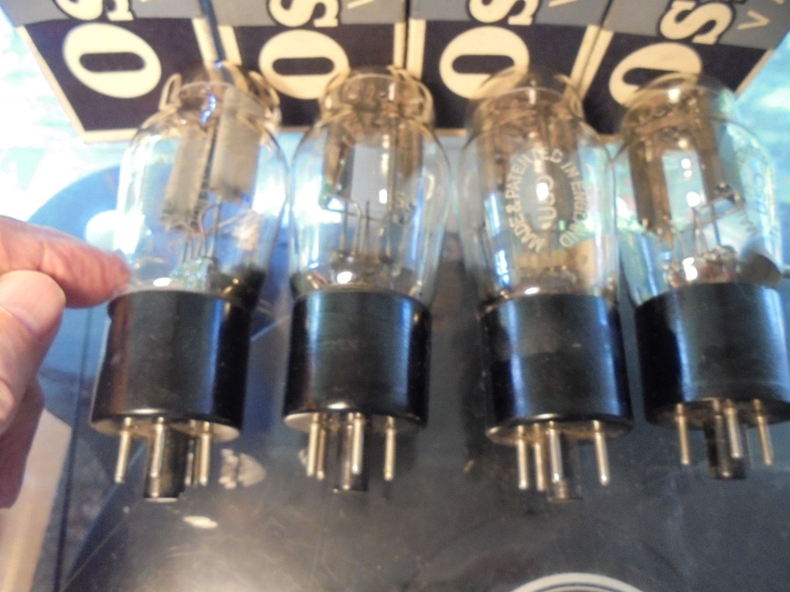 ONE GEC OSRAM U50 5Y3GT BRITISH VINTAGE OLD STOCK IN BOX TESTED 100% VALVE TUBE