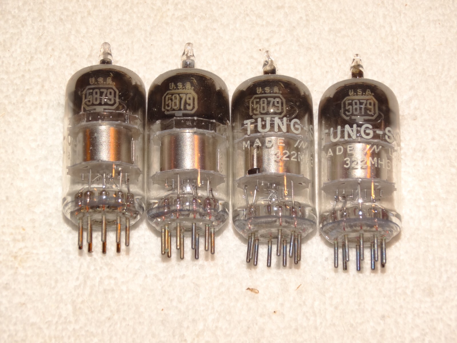4 x 5879 RCA/Tung-Sol Tubes*NOS*NIB* #4