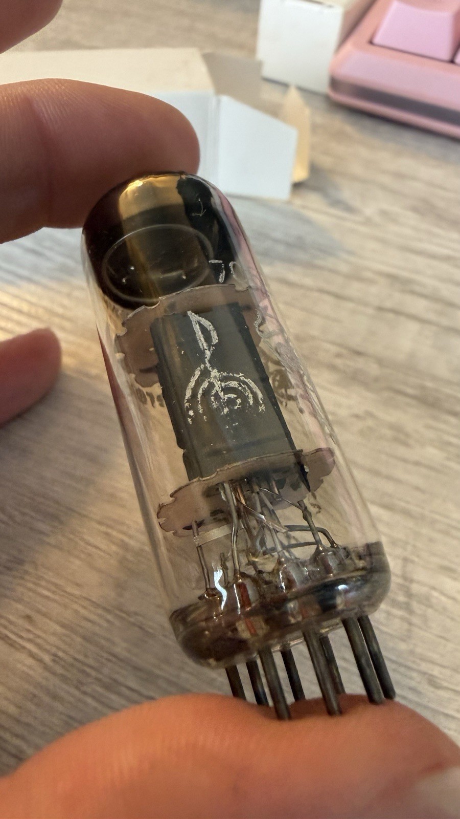 AMPEREX 7062 E180CC BUGLE BOY Treble Clef Heerlan Holland