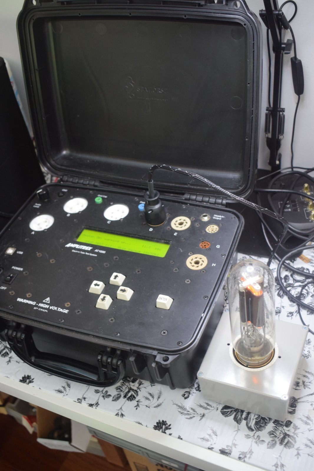 Amplitrex Tube Testing Service – Tests for QTY 2 TUBES TYPE VT-4-C , 211 , 845