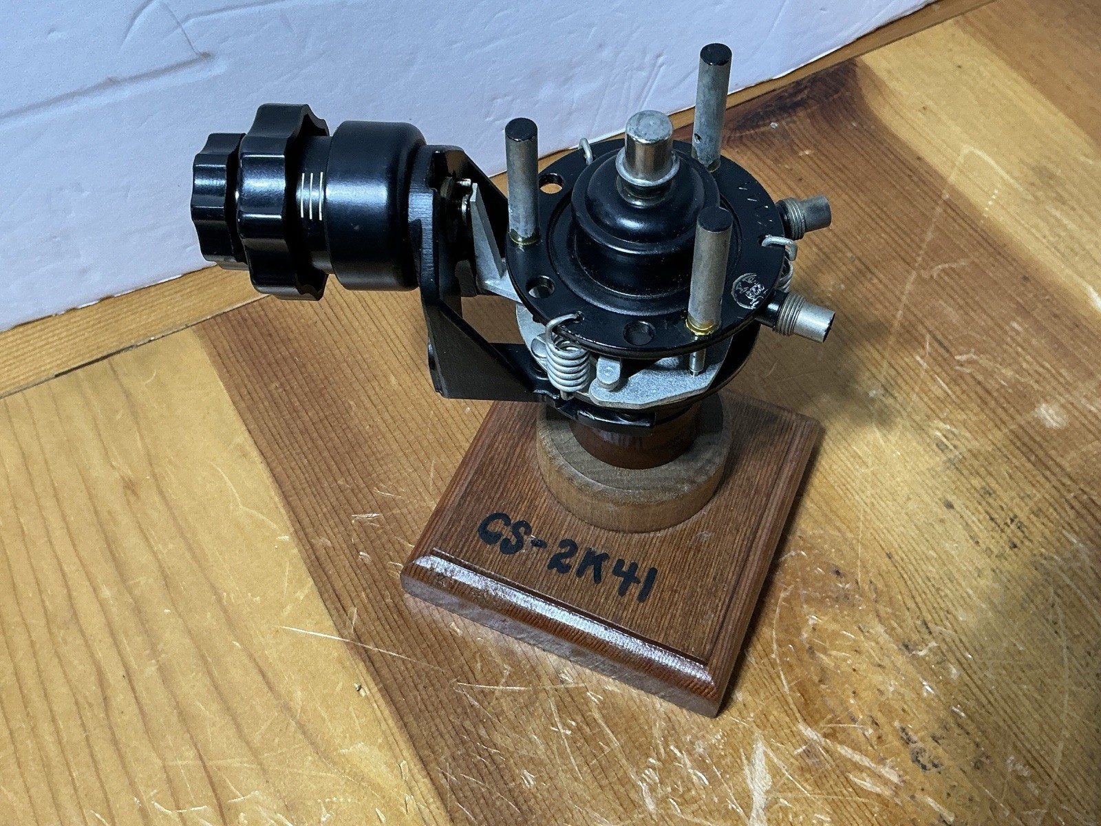 REFLEX KLYSTRON VACUUM TUBE JAN-CS-2K41 SPERRY Model 12 Tuner Military Radar