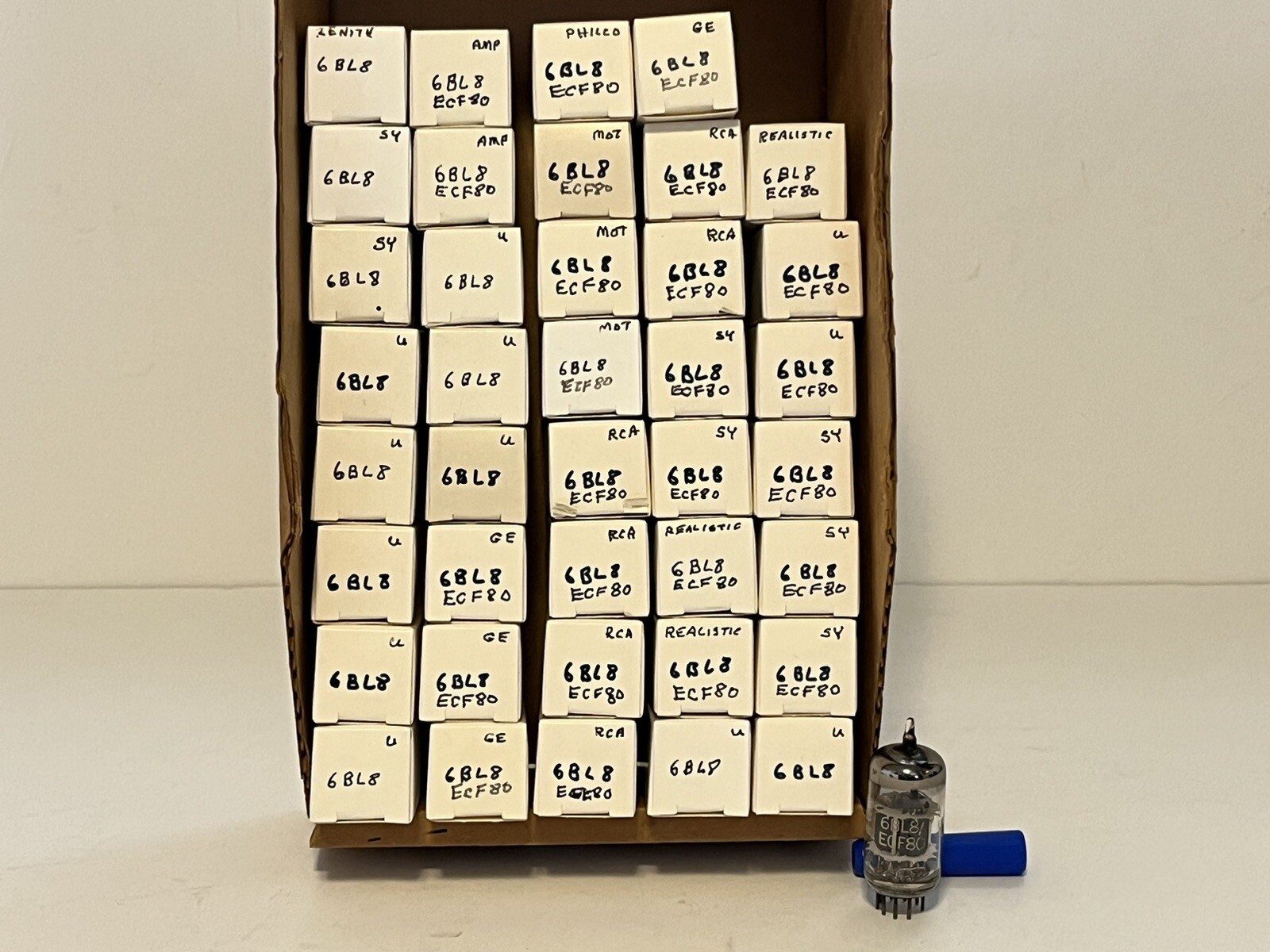 One Tested Vintage 6BL8 / ECF80 Vacuum Tube One Tube Only
