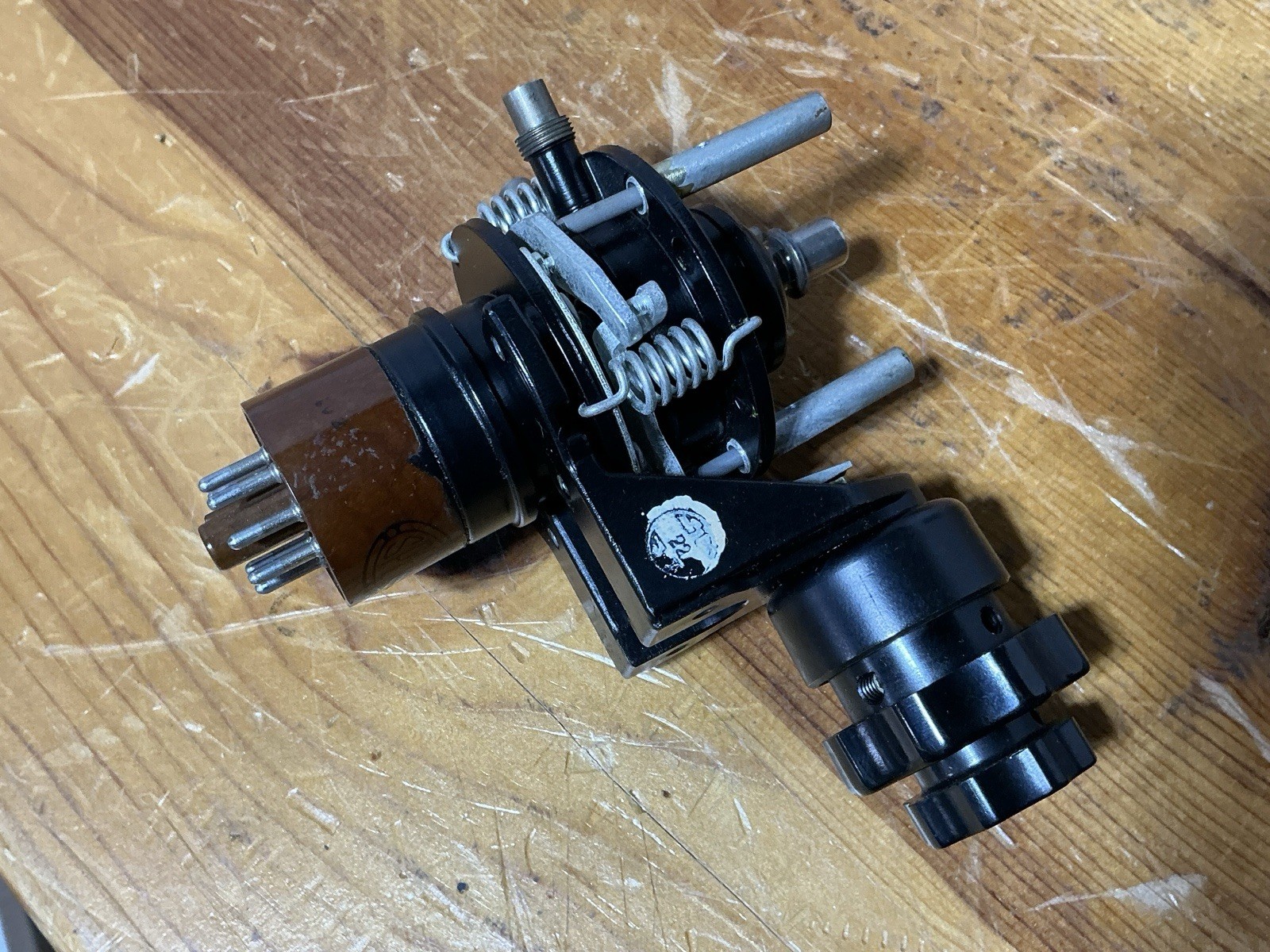 REFLEX KLYSTRON VACUUM TUBE JAN-CS-2K41 SPERRY Model 12 Tuner Military Radar