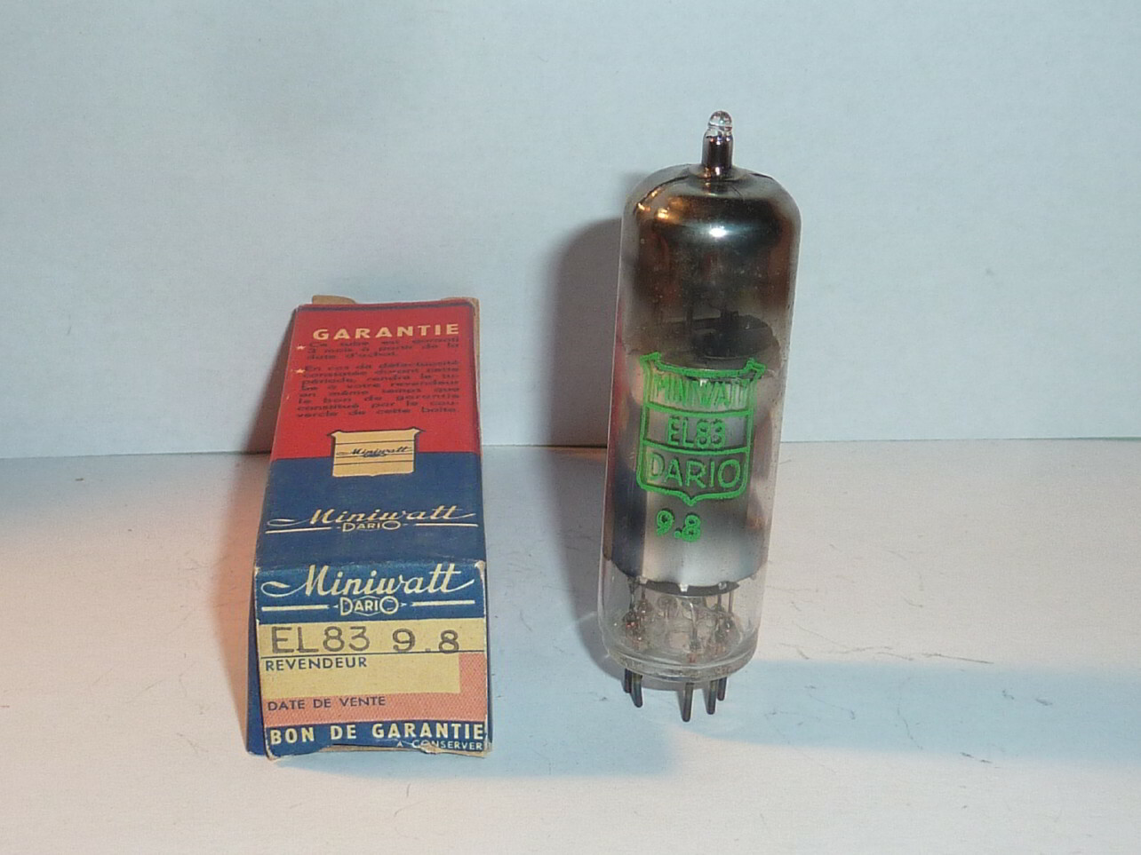 Miniwatt Dario EL83 6CK6 Tube, Tested, NOS/NIB