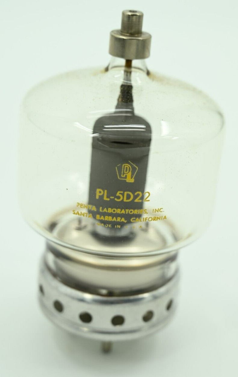 Vintage Penta PL-5D22 4-250A Vacuum Tube NOS MIL SPEC JAN CBZC-5D22